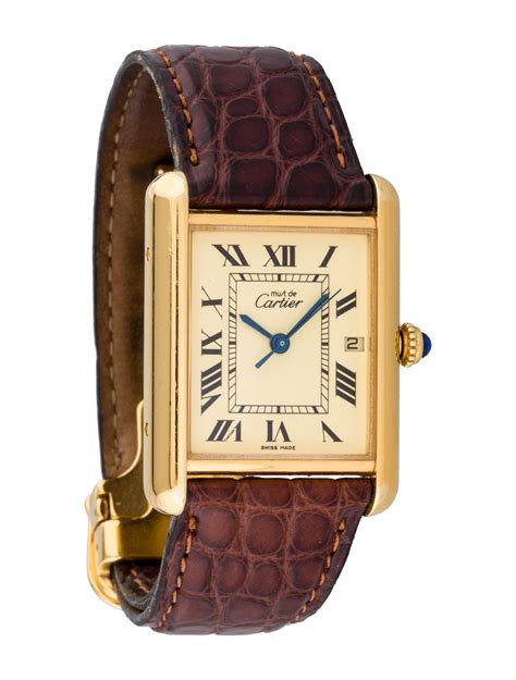 cartier tank herren|must de cartier tank watch.